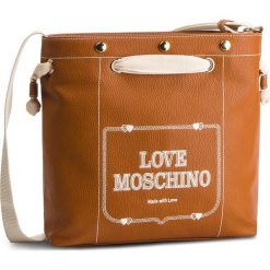 Torebka LOVE MOSCHINO - JC4076PP17LH0200 Cuoio. Brązowe torebki do ręki damskie Love Moschino, ze skóry ekologicznej. Za 799.00 zł.