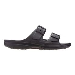 Sandały Crocs Saturday Sandal W Damskie. Czarne sandały damskie Crocs, bez wzorów, z materiału, bez obcasa, bez zapięcia. Za 255.99 zł.