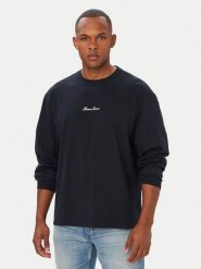 Guess Longsleeve M6YI30 K4181 Granatowy Regular Fit. Niebieskie bluzki z długim rękawem męskie Guess, m, z aplikacjami, z bawełny, bez kołnierzyka. Za 159.99 zł.