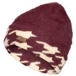 Damska Czapka Toffy Reversible Beanie. Czerwone czapki i kapelusze damskie Trespass, bez wzorów, sportowe. Za 87.99 zł.