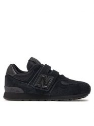 New Balance Sneakersy PV574EVE Czarny. Czarne buty sportowe chłopięce New Balance, bez wzorów, ze skóry, bez zapięcia. Za 299.99 zł.