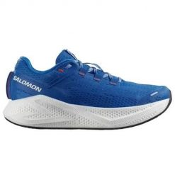 Buty do biegania męskie Salomon Aero Glide 3. Niebieskie buty sportowe męskie Salomon, z materiału, bez zapięcia, do biegania. Za 655.00 zł.