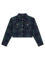 Guess Koszula J6YH03 W2644 Granatowy Regular Fit. Niebieskie bluzki dla dziewczynek Guess, z aplikacjami, z bawełny, bez kołnierzyka, bez ramiączek. Za 284.99 zł.