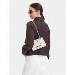 Torebka Just Cavalli. Białe torebki do ręki damskie Just Cavalli, bez wzorów, wizytowe, bez dodatków. Za 749.99 zł.