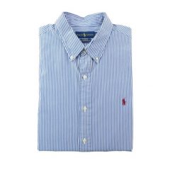Second life - Klasyczne koszule męskie niebieskie - Stan bardzo dobry. Niebieskie koszule męskie Ralph Lauren, m, bez wzorów, z jeansu, eleganckie, bez kołnierzyka, bez ramiączek. Za 207.36 zł.