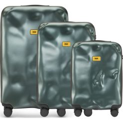 Walizki Icon w zestawie 3 el. zielony. Walizki damskie marki Crash Baggage. Za 2,628.00 zł.
