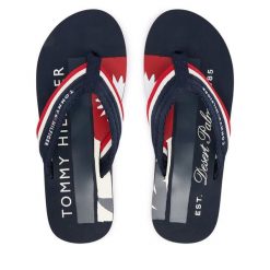Japonki Tommy Hilfiger. Niebieskie klapki męskie Tommy Hilfiger. Za 169.99 zł.