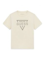 Guess Jeansy L6RA01 D58M2 Niebieski Straight Fit. Niebieskie jeansy dla dziewczynek Guess, z bawełny. Za 269.99 zł.