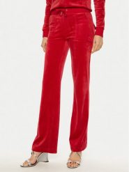 Juicy Couture Spodnie dresowe Del Ray JCAP180 Czerwony Regular Fit. Czerwone spodnie dresowe damskie Juicy Couture, m, bez wzorów, z dresówki. Za 439.99 zł.