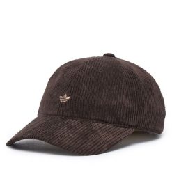 Czapka z daszkiem adidas. Brązowe czapki i kapelusze męskie Adidas, bez wzorów. Za 119.99 zł.