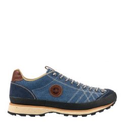 Buty turystyczne męskie LOMER Bio Naturale Canvas. Czarne eleganckie półbuty Lomer, z gumy, eleganckie, bez zapięcia. Za 399.99 zł.