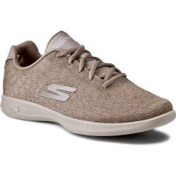 Buty SKECHERS - Radiancy 14486/TPE Taupe. Brązowe obuwie sportowe damskie Skechers, bez wzorów, z materiału, na fitness i siłownię. W wyprzedaży za 169.00 zł.