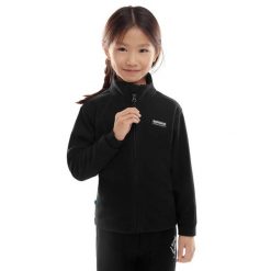 Dziewczęcy rozpinany polar Sporty zimowe SIROKO K-Core-G Boogie. Czarne buty zimowe dziewczęce SIROKO, bez wzorów, z polaru, bez zapięcia. W wyprzedaży za 65.95 zł.