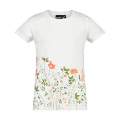 T-shirt dziewczęcy z jerseyu CMP. Białe t-shirty i topy dla dziewczynek CMP, bez wzorów, z jersey, bez ramiączek. Za 87.40 zł.