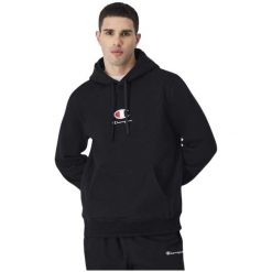 Bluza męska Champion Hooded 220268. Czarne bluzy męskie Champion, m, bez wzorów, bez kaptura. Za 314.57 zł.