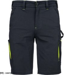 CERVA L-SURE DAWSON - Wygodne męskie szorty materiał typu stretch elementy odblaskowe i Hi-vis wiele kieszeni M. Krótkie spodenki sportowe męskie CERVA, l, bez wzorów, z materiału. Za 123.97 zł.