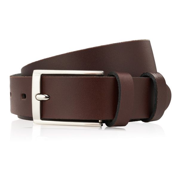 Pasek męski 110 cm brązowy PAOLO PERUZZI PG-03-BRS-110. Brązowe paski damskie Paolo Peruzzi, bez wzorów, z jeansu, eleganckie. Za 49.00 zł.