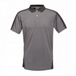 Koszulka Polo Męska Kontrastowa Coolweave. Czarne koszulki polo męskie Regatta, l, bez wzorów, z materiału, klasyczne, bez ramiączek. Za 66.99 zł.