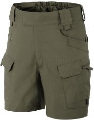 Helikon-Tex Spodnie krótkie UTS® 6" - Olive Green. Zielone krótkie spodenki sportowe męskie HELIKON-TEX, m, bez wzorów. Za 170.67 zł.