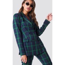 NA-KD Classic Dwurzędowa marynarka w szachownicę - Multicolor. Żakiety damskie marki NA-KD Classic. Za 242.95 zł.