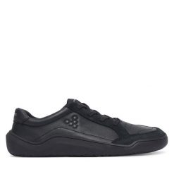 Sneakersy Vivo Barefoot. Czarne trampki i tenisówki chłopięce Vivo Barefoot, bez wzorów, bez zapięcia. Za 399.99 zł.