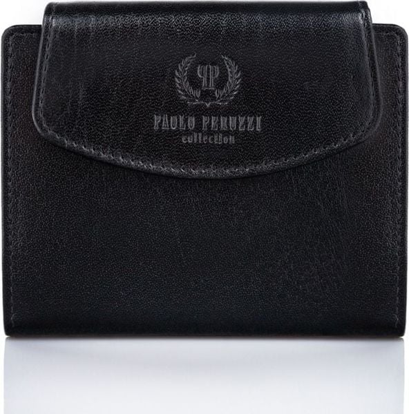 Paolo Peruzzi CZRNY SKÓRZANY PORTFEL DAMSKI PAOLO PERUZZI RFID T-12-BL. Portfele damskie Paolo Peruzzi, bez wzorów. Za 114.66 zł.
