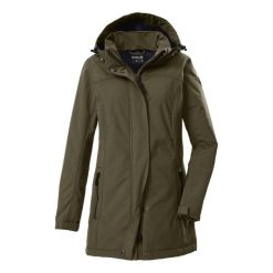 Damska wodoodporna kurtka softshell Killtec GW 36. Szare kurtki damskie GIGA DX, na zimę, s, bez wzorów, z futra. Za 603.75 zł.