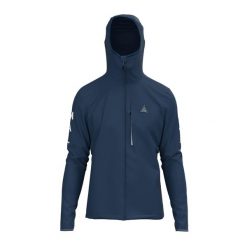 Bluza trekkingowa męska Maloja BeifussM. Niebieskie bluzy męskie Maloja, m, bez wzorów, bez kaptura. Za 439.99 zł.