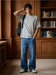 Bluza z krótkim rękawem z dzianiny interlock - szary. Szare bluzy męskie Sinsay, l, bez wzorów, z dzianiny, bez kaptura. Za 49.99 zł.