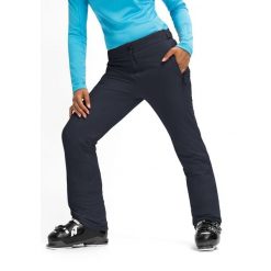 Spodnie narciarskie dla kobiet Maier Sports Vroni slim 2.0. Niebieskie spodnie materiałowe damskie Maier Sports, na zimę, s, bez wzorów, z materiału, narciarskie. Za 846.00 zł.