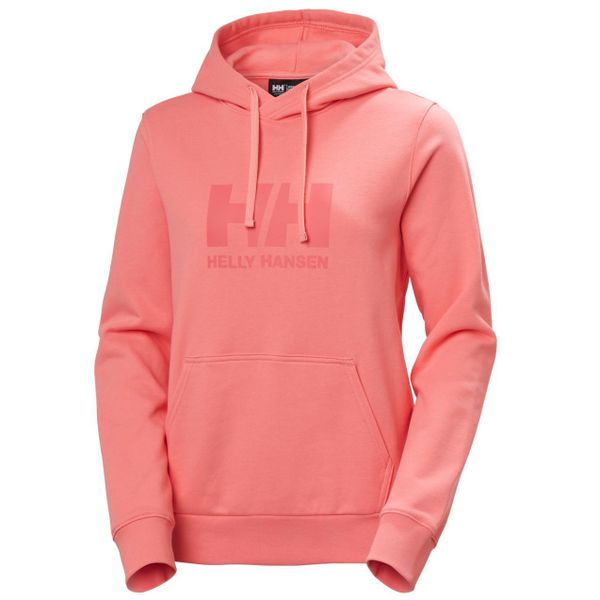 Bluza damska z kapturem Helly Hansen LOGO. Czerwone bluzy damskie Helly Hansen, na lato, l, bez wzorów, z bawełny, z kapturem. Za 355.00 zł.