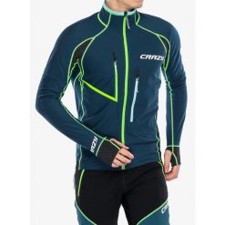 Bluza rozpinana męska Crazy Pull Acceleration. Zielone bluzy sportowe męskie CRAZY, m, bez wzorów, bez kaptura, narciarskie. Za 833.99 zł.