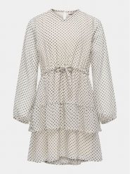 Kids ONLY Sukienka codzienna Isabella 15317147 Écru Regular Fit. Sukienki dla dziewczynek Kids Only, bez wzorów, z syntetyku, bez ramiączek. Za 119.99 zł.