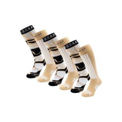 Skarpety narciarskie - Damskie - 6 par - Warm Sand. Brązowe skarpety damskie POEDERBAAS, bez wzorów, z wełny. W wyprzedaży za 329.62 zł.