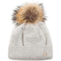 Czapka GRANADILLA - Cashmere Swaroski JG5285 005. Białe czapki i kapelusze damskie Granadilla, z materiału. Za 259.00 zł.