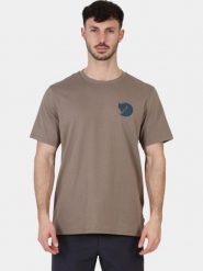 Koszulka męska Fjallraven Walk With Nature. Brązowe koszulki sportowe męskie Fjällräven, m, bez wzorów, z bawełny, bez kołnierzyka, bez ramiączek. Za 234.45 zł.