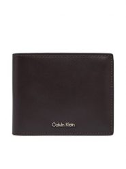 Calvin Klein Portfel Raised Billfold W/ Coin LV04D1163G Brązowy. Brązowe portfele męskie Calvin Klein, bez wzorów, ze skóry. Za 329.99 zł.