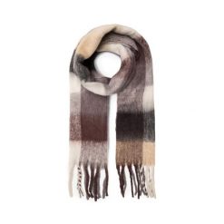 Szalik Jenny Fairy. Brązowe szaliki i chusty damskie Jenny Fairy, bez wzorów. Za 59.99 zł.