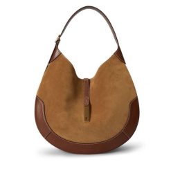 Torebka Polo Ralph Lauren. Brązowe torebki do ręki damskie Polo Ralph Lauren, bez wzorów, klasyczne, bez dodatków. Za 3,799.00 zł.