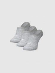4F Skarpetki casual stopki (3-pack) męskie - szare 39-42. Szare skarpety męskie 4f, bez wzorów, z bawełny. Za 44.99 zł.