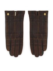 Barbour Rękawiczki LGL0149TN31 Brązowy. Brązowe rękawiczki damskie Barbour, bez wzorów, z bawełny. Za 309.99 zł.