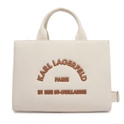 Torebka KARL LAGERFELD. Brązowe torebki do ręki damskie KARL LAGERFELD, bez wzorów, klasyczne, bez dodatków. Za 649.99 zł.