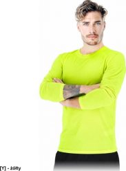 R.E.I.S. TS-PORTO-LS - T-shirt z siateczki męski dzianina 100% poliester 130-135 g/m2 krągły dekolt długi rękaw - żółty 2XL. Żółte bluzki z długim rękawem męskie R.E.I.S., m, bez wzorów, z dzianiny, bez kołnierzyka. Za 15.45 zł.