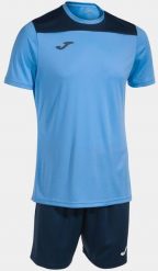 Zestaw koszulka i spodenki Joma Phoenix II. Niebieskie szorty dla chłopców Joma, bez wzorów, z materiału, sportowe. Za 183.00 zł.