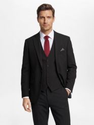 Finshley & Harding kurtka modułowa Mężczyźni Regular Fit czarny, 25. Czarne kurtki męskie Finshley & Harding, m, bez wzorów, z syntetyku, biznesowe, bez kaptura. Za 699.95 zł.