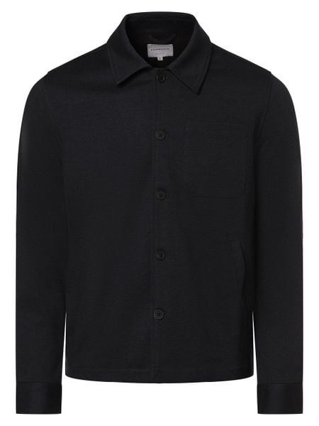 Lindbergh Koszula Mężczyźni Regular Fit niebieski, S. Niebieskie koszule męskie Lindbergh, m, bez wzorów, bez kołnierzyka, bez ramiączek. Za 499.95 zł.