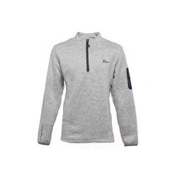 Bluza polarowa typu half zip Peak Mountain Cypar. Szare bluzy męskie Peak Mountain, na zimę, xl, bez wzorów, z polaru, bez kaptura. W wyprzedaży za 253.00 zł.