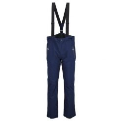Spodnie narciarskie Peak Mountain Catozan. Niebieskie spodnie snowboardowe męskie Peak Mountain, bez wzorów, narciarskie. Za 460.00 zł.
