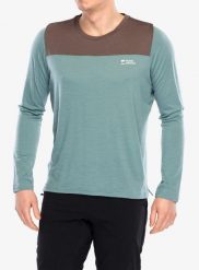 Bluza rowerowa męska Mons Royale Diversion Merino Bike Jersey Long Sleeve. Zielone bluzy męskie Mons Royale, m, bez wzorów, z jersey, bez kaptura. Za 329.99 zł.