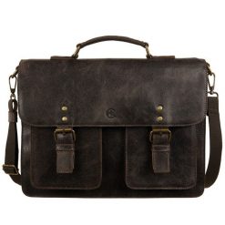 Torba męska skórzana Canaletto vintage laptop do 15″ TM530s344. Brązowe torby na laptopa męskie bez wzorów, ze skóry. Za 520.00 zł.